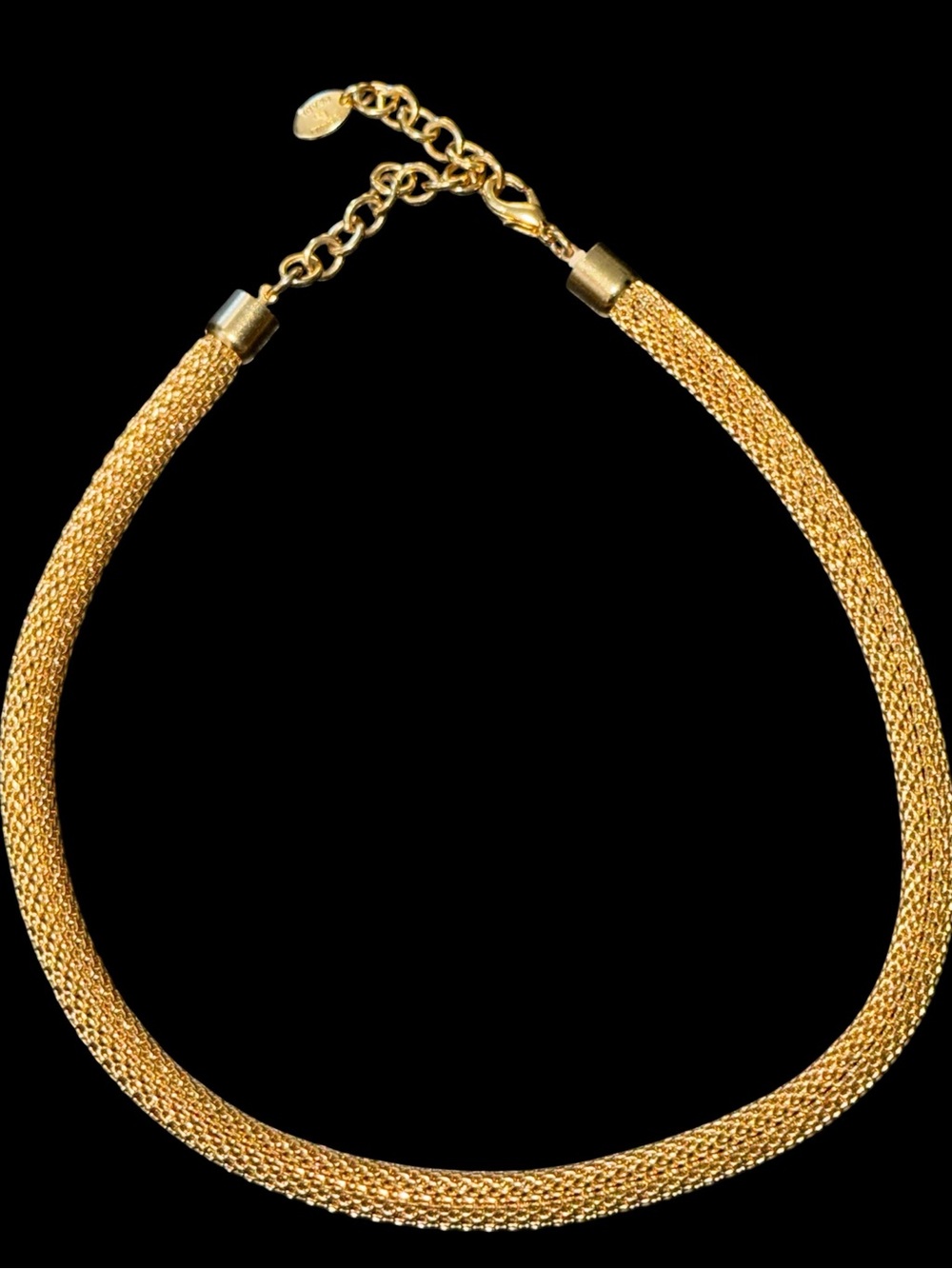 Vintage Erwin Pearl Gold Mesh Necklace